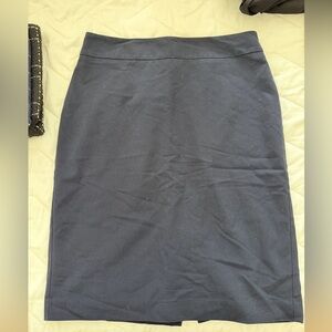 Ann Taylor Factory Navy Pencil Skirt